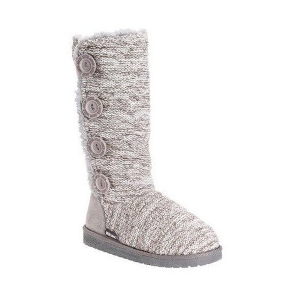 Muk Luks Women's Liza Faux Fur Lined Button Boot - 8 - Picture 1 of 9